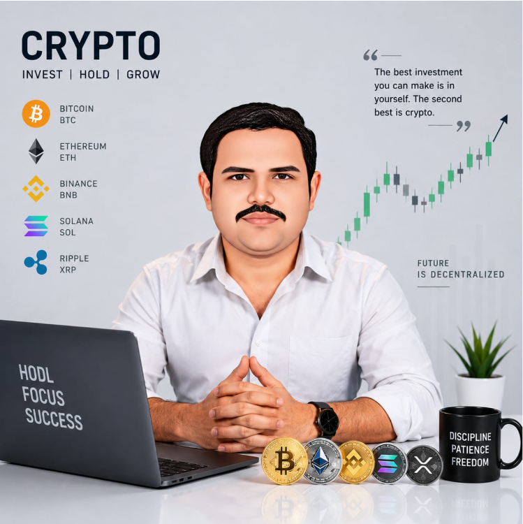 Crypto Expert - Sanjaybhai R. Jidiya - Invest Hold Grow